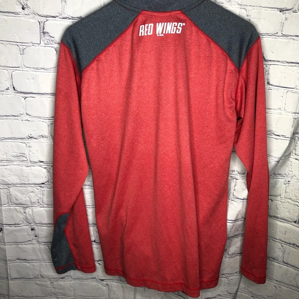 Detroit Red Wings men’s NHL 1/4 Zip Pullover Red size medium - Picture 2 of 6